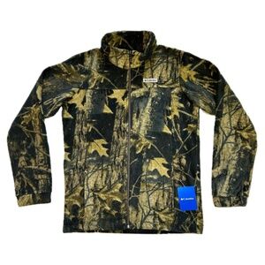 Youth Columbia Fleece Jacket - Zing lll  Timberwolf Camo NWT - Youth XL (18/20)